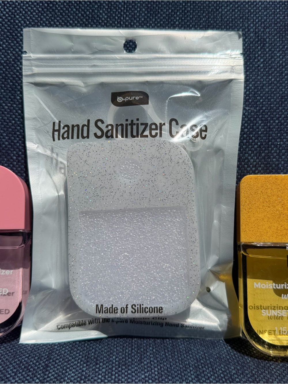 B-yore Silicone Hand Sanitizer Case - Pastel Assorted Colors - Picture 2 of 4